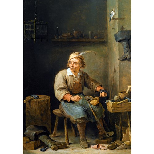 A Cobbler in his Workshop